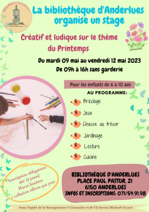 stage Créatif et ludique